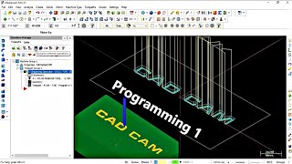 Mastercam Engraving Operation Programming Tutorials  1 [upl. by Coco]