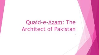 Essay QuaideAzam with quotations [upl. by Aitam]