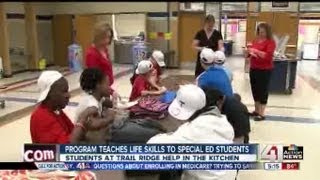 Special ed students learn reallife skills [upl. by Demetria874]