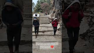 Porters good vibes in Himalaya ❤️ [upl. by Ocnarf322]