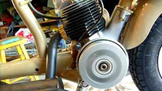 Lambretta C first engine startavi [upl. by Klaus13]