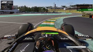 F1 24 Brazil low downforce Setup  106589 [upl. by Yalhsa]