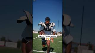 Sports fights be like‼️🤣 sports footballshorts nfl [upl. by Daryl79]