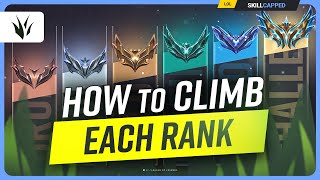 How to CLIMB EACH RANK amp ESCAPE YOUR ELO as JUNGLE  League of Legends [upl. by Inaffyt671]