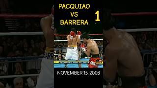 Manny Pacquiao VS Marco Antonio Barrera 1  November 15 2003 [upl. by Witty]