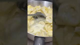 Tortellini Mushroom and Ricotta Cheese in Creamy Sauce [upl. by Alyl]