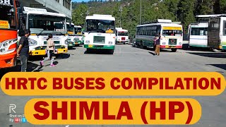 HRTC Buses Compilation  Shimla HP [upl. by Vogel]