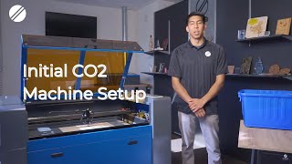 Initial Set Up for Your CO2 Laser Engraver  Training Video  OMTech Laser [upl. by Gow]