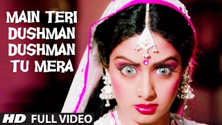 Main Teri Dushman Dushman Tu Mera Video Song  Nagina  Lata Mangeshkar  Rishi Kapoor Sridevi [upl. by Aivital]