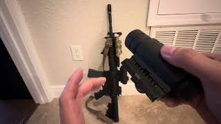 How to correctly mount your aimpoint PRO or Aimpoint M4 M4S red dot optic with QRP2 mount [upl. by Lundin]