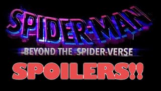 SPOILERS BEYOND THE SPIDERVERSE OPENING SCENE LEAKED [upl. by Strickler968]