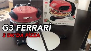 G3 FERRARİ DELİZİA PİZZA MAKİNESİ KUTU AÇILIMI 😍ÜRÜN TANITIMIFornetti per pizza [upl. by Whitelaw]