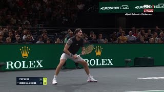 Paris Masters 2023  Stefanos Tsitsipas vs Felix AugerAliassime Highlights 🔴  ROLEX PARIS MASTERS [upl. by Oyek]