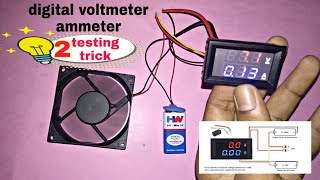 DC 100V 10A digital voltmeter ammeter Blue  Red LED Amp circuit diagram and wiring [upl. by Aniad685]