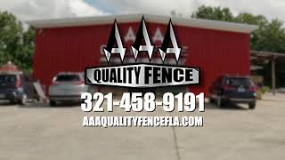 AAA Quality Fence 30 Commercial [upl. by Aehsat822]