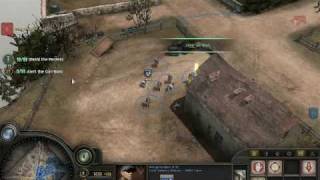 Company of heroes mission gameplay falaise pocket 1 [upl. by Lorrayne]