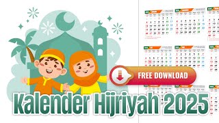 Kalender Hijriyah 2025 [upl. by Sharon]