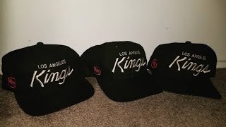 Los Angeles Kings vintage snapback collection [upl. by Elacsap]