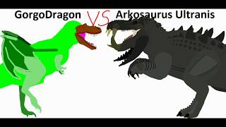 BRS4 Gorgodragon Vs Arkosaurus [upl. by Nelson]