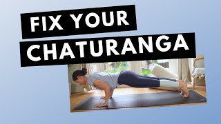 How To Nail Chaturanga Dandasana  Ashtanga Yoga For Beginners [upl. by Bever]