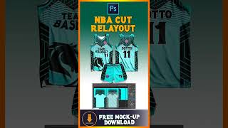 mockupdesign freefiles mockup freedownload tutorial photoshop basketball creative jersey [upl. by Liv]