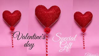 Valentines day special craft  Easy craft idea for valentines day [upl. by Uos]