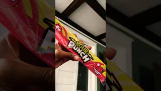 Sour Strawberry Straws Crazy Sour Punch Long Thin Candy🍬 subscribe shorts sourpunch candy [upl. by Goldfinch]