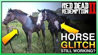 Red Dead Redemption 2 Horse Glitch Still Working  Red Dead 2 Horses  RDR2 Horse [upl. by Nottirb965]