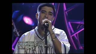 Francis Magalona  Cold Summer Nights With Lyrics MYX Live Performance [upl. by Allan]