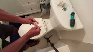 Kohler Toilet ReplacementInstall [upl. by Namref]