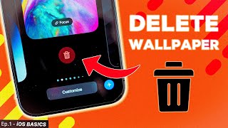 HOW TO DELETE WALLPAPER on Lock Screen iOS 17 iOS Basics  Ep1 [upl. by Dupuy]