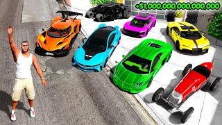 Collecting QUADRILLIONAIRE CARS in GTA 5 [upl. by Trout]