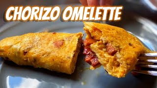 How to Make a Chorizo Omelette  FRENCHROLLED OMELETTE [upl. by Ennovihs653]