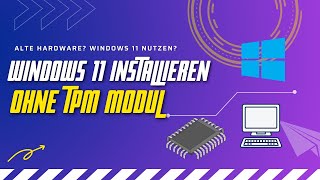 Windows 11 Ohne TPM modul auf alter Hardware installieren [upl. by Ciri]