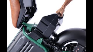 How to install Koppla gator scooter battery [upl. by Ocinom]