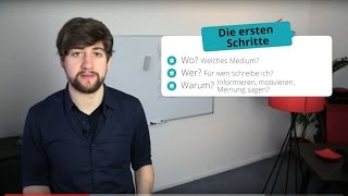 Englisch Einen Artikel schreiben [upl. by Merwin]