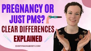 Pregnancy or PMS clear differences explained [upl. by Ennaj]