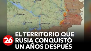 GUERRA RUSIAUCRANIA  El territorio que conquistó Rusia a más de un año de la guerra en Ucrania [upl. by Margarette]