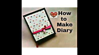 How to Make Diary  DIY Paper Crafts [upl. by Ruenhcs766]