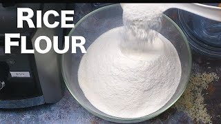 Rice Flour  How To Make Rice Flour [upl. by Lynna]