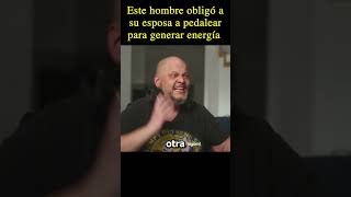 🤣Este hombre obligo a su esposa a pedalear para moviemovie verpeliculas [upl. by Alanna215]