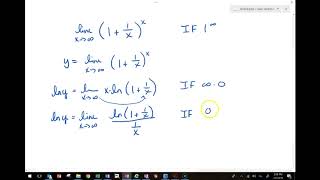 Indeterminate Form 1Infinity [upl. by Francois]