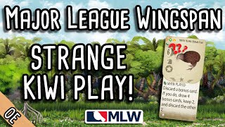 Major League Wingspan  Strange Kiwi Play [upl. by Arodasi576]