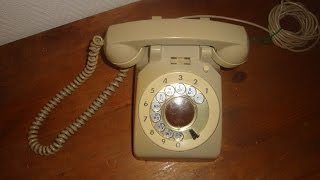 Ancienne sonnerie téléphone à cadran ITT de 1970 [upl. by Xirtaeb411]