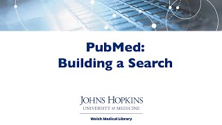 PubMed Building a Search [upl. by Ryter976]