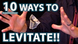 10 Ways to LEVITATE Epic Magic Trick How Tos Revealed [upl. by Sower]