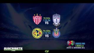 Liga Mx  LIGUILLA  Cuartos IDA  24 Noviembre 2016  Partidos [upl. by Nacul620]