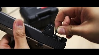 MOUNTING A RMR ON A GLOCK MOS [upl. by Anaeg733]