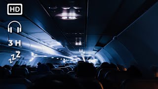 Bruit Blanc Avion pour dormir  relaxation  ASMR  3 heures [upl. by Aihpos]