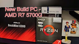 NEW BUILD PC  AMD R7 5700G with Asrock Deskmini X300 [upl. by Ettevets]